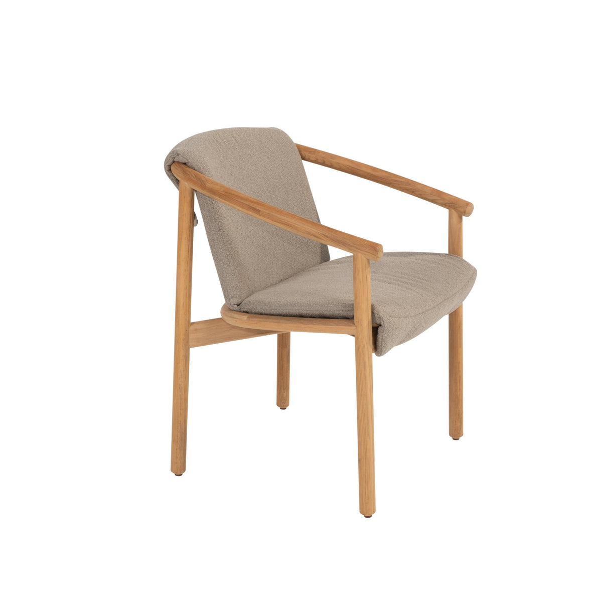 Tuinset Tess | Eettafel Capri | 6x Eetstoel Tess