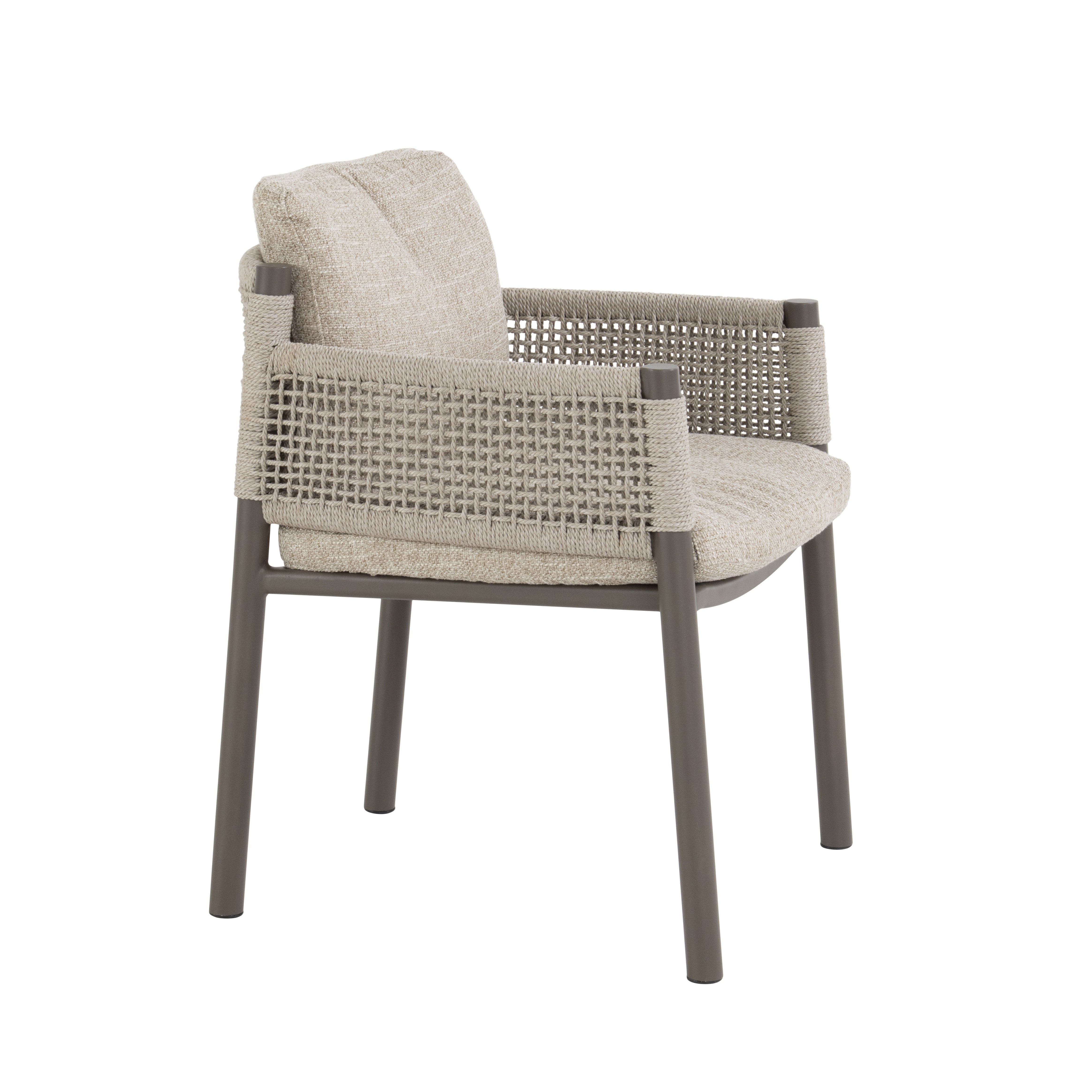 Tuinset Savanne | Eettafel Prado 240cm | 6x Eetstoel Savanne