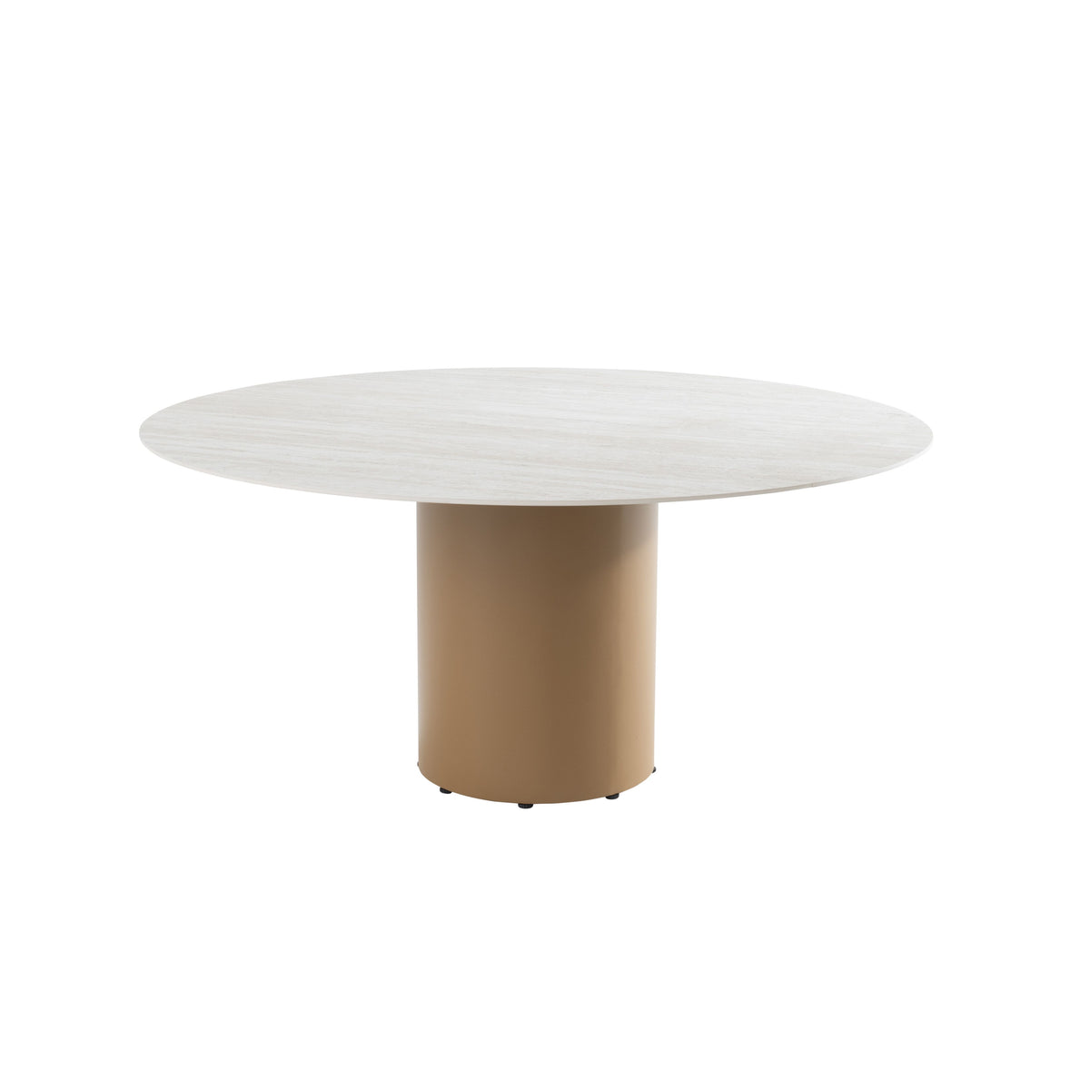 Tuinset Safina | Eettafel Colorado Rond | 6x Eetstoel Safina