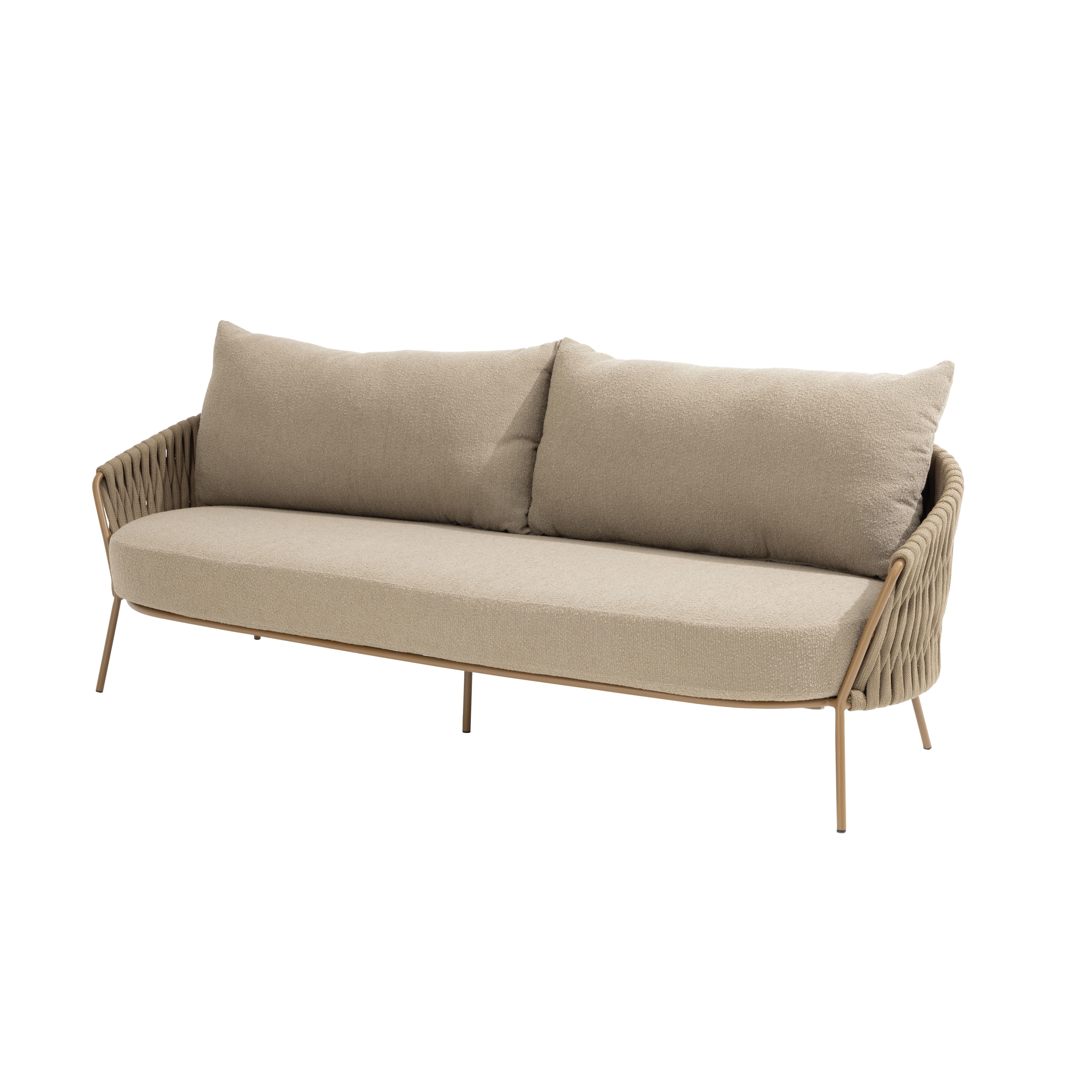 Loungeset Molina | Tuinbank | 2x Loungestoel | Salontafels Hampton