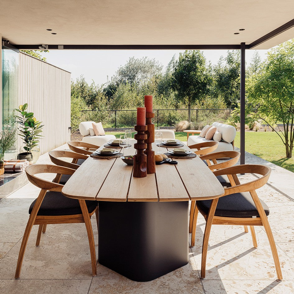 Eettafel Rossi antraciet