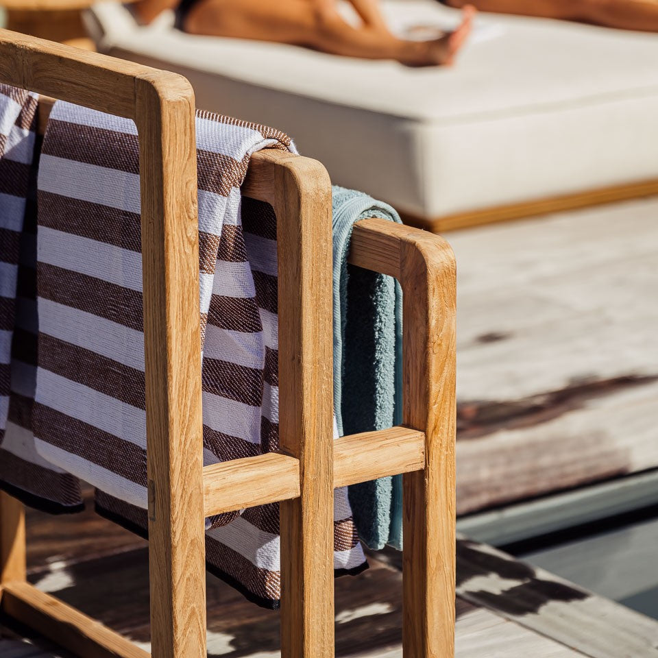 Handdoekenrek Teak