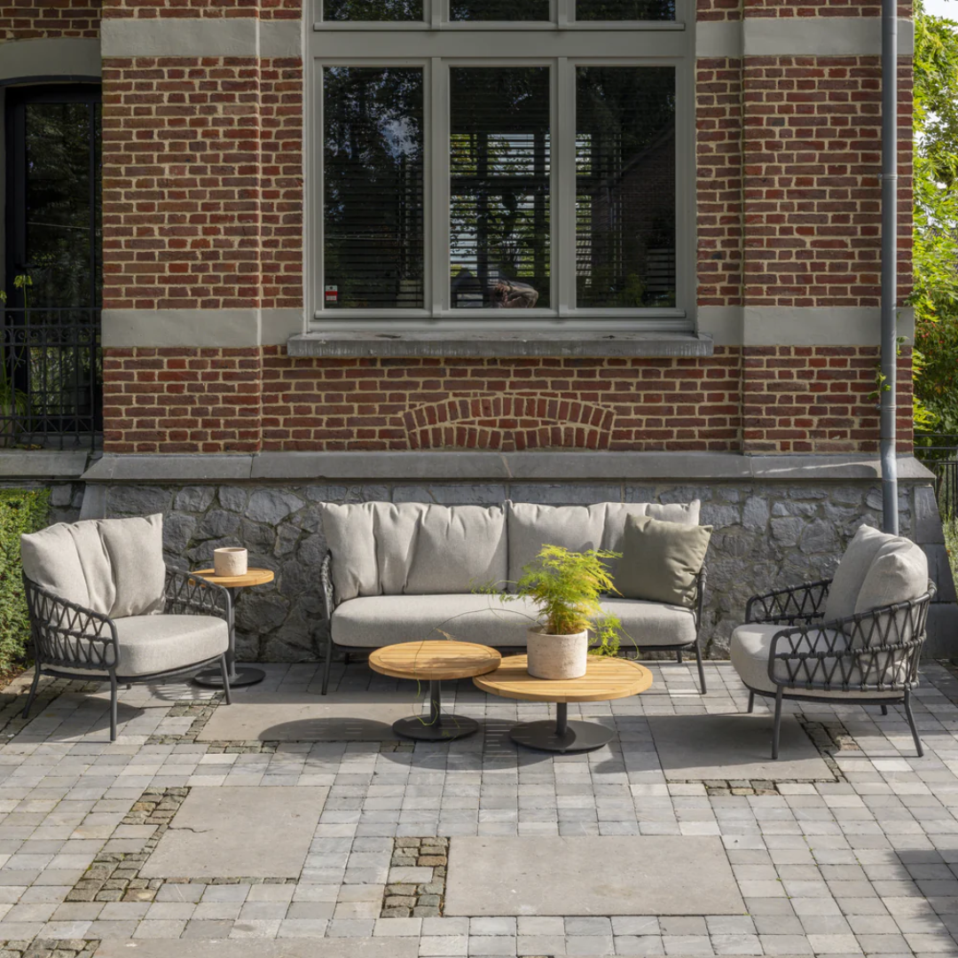 Loungeset Calpi | Tuinbank | 2x Loungestoel