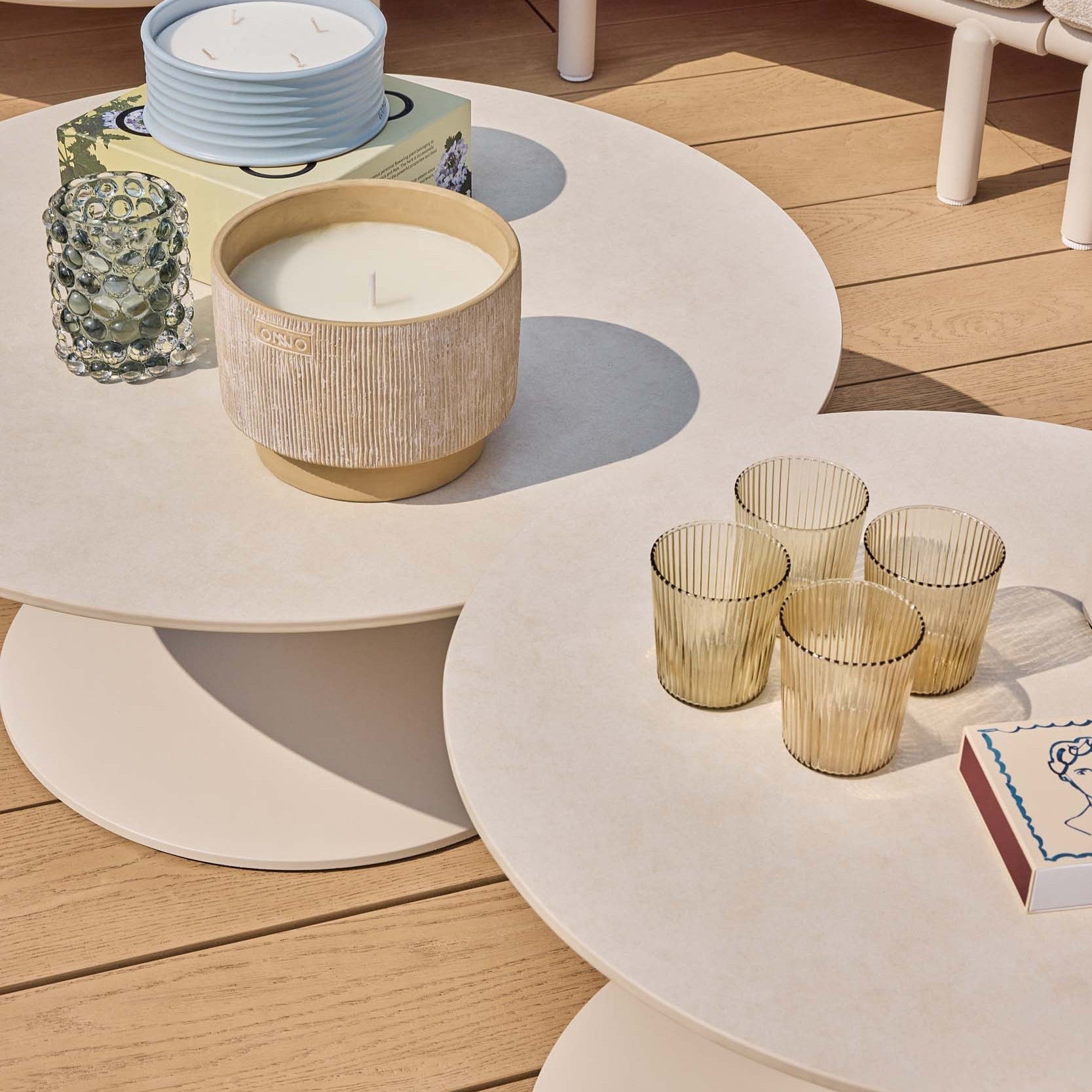 Loungeset Tosca | Tuinbank | 2x Loungestoel | Salontafels Nova