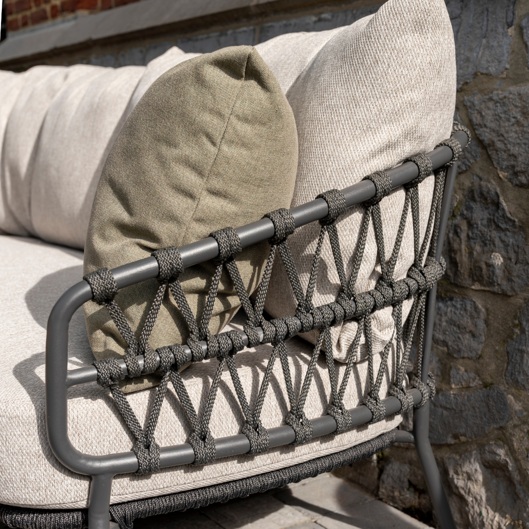 Loungeset Calpi | Tuinbank | 2x Loungestoel