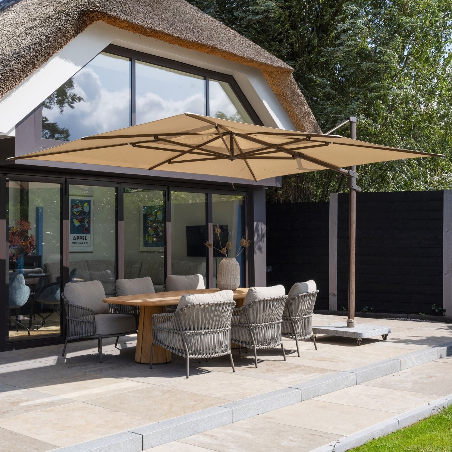 Parasol Finca Bruin 300x400