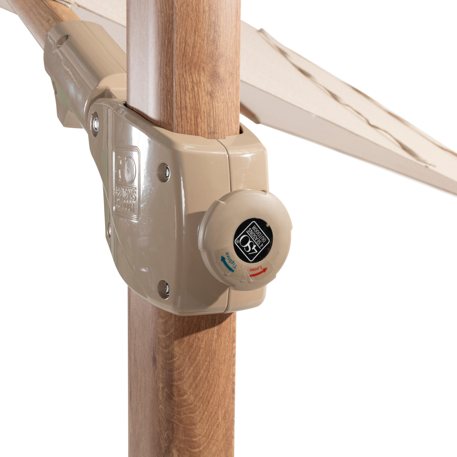 Parasol Siesta Houtlook Zand 300x300