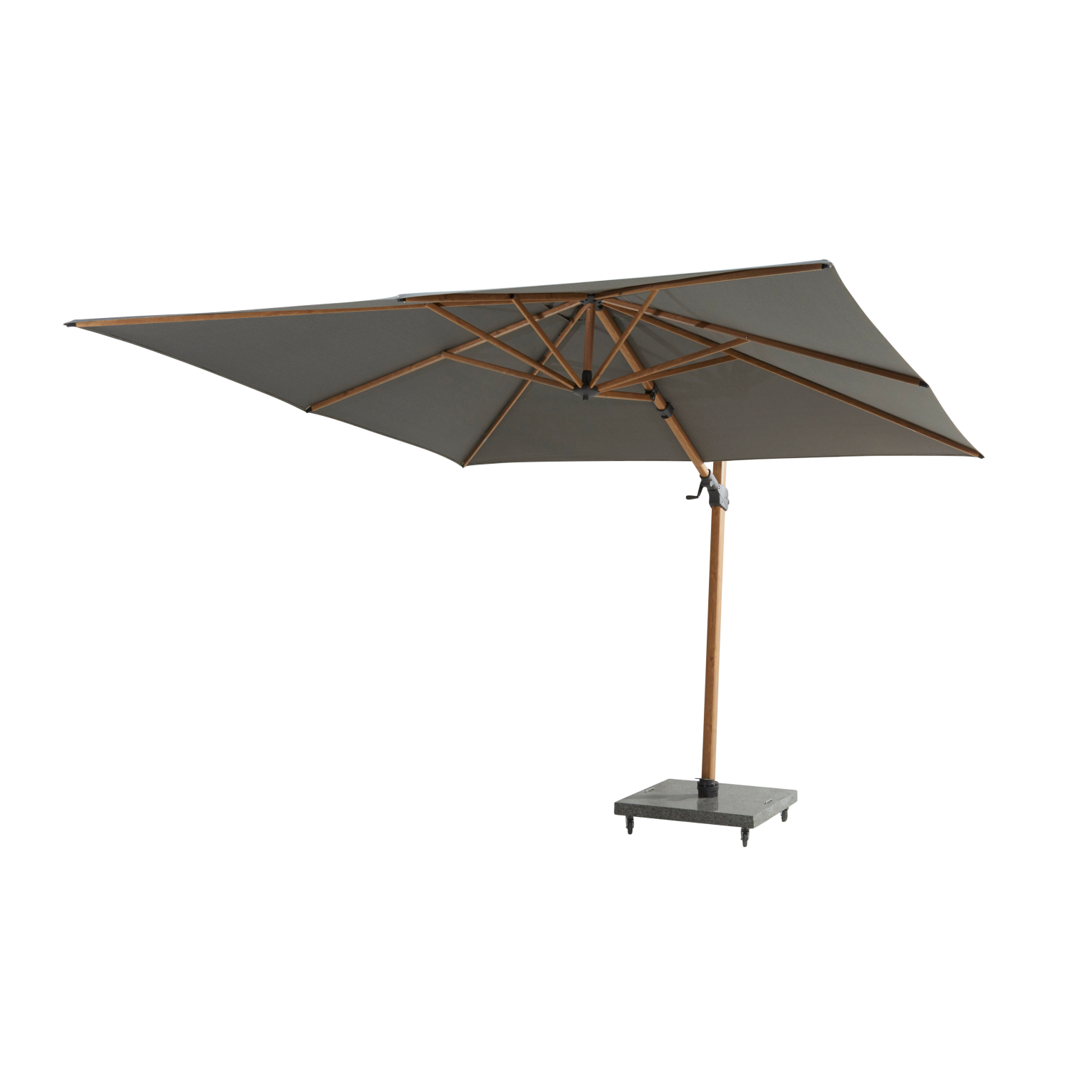 Parasol Siesta Houtlook Grijs 300x300