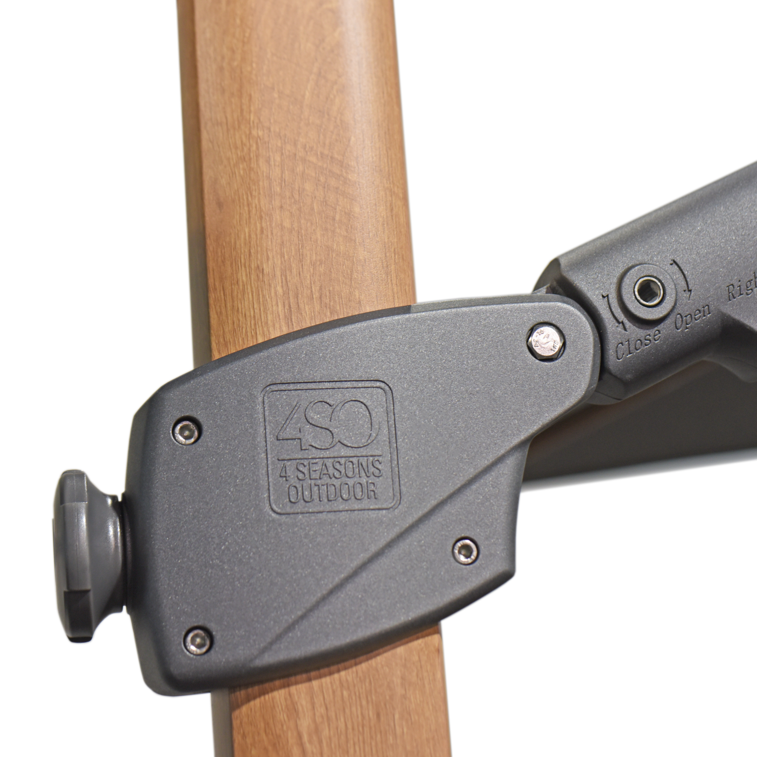 Parasol Siesta Houtlook Grijs 300x300