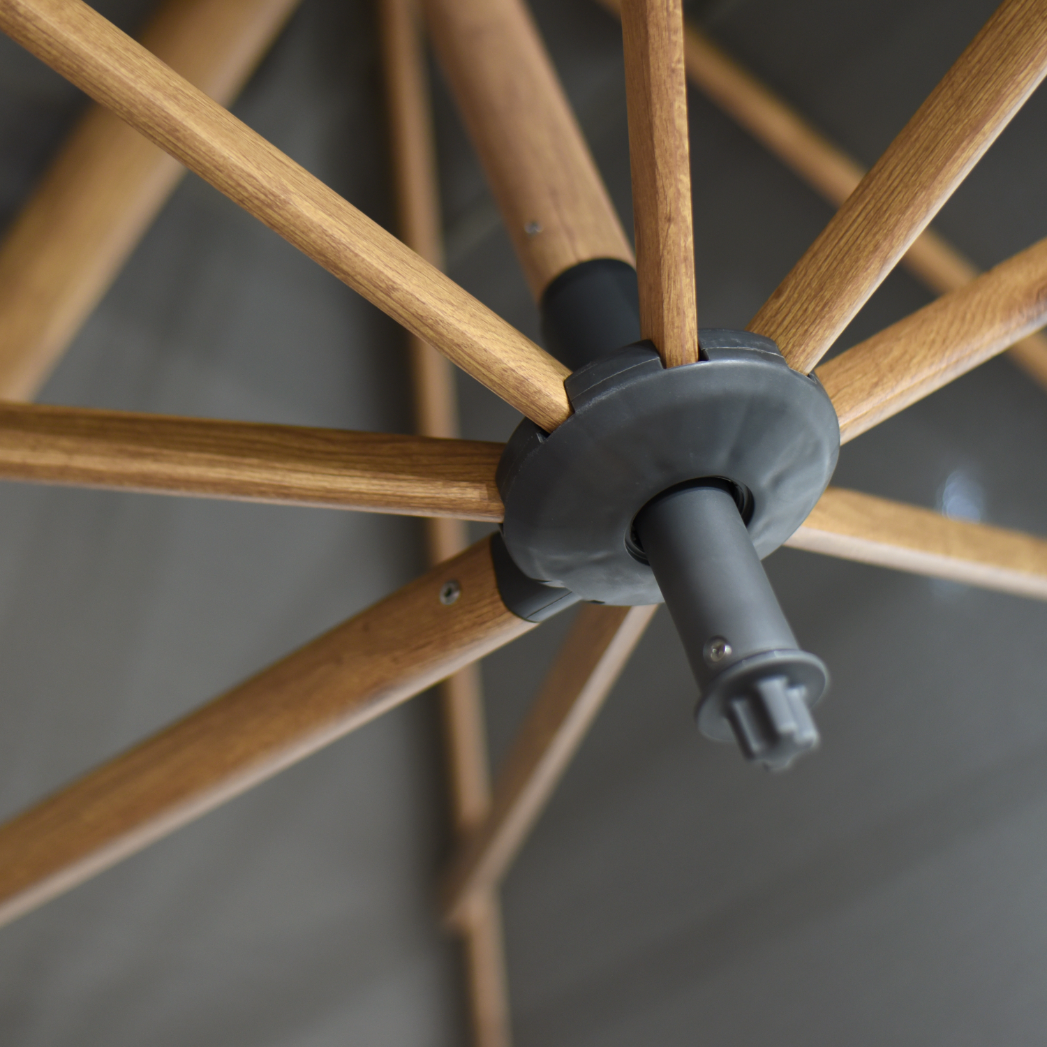 Parasol Siesta Houtlook Grijs 300x300