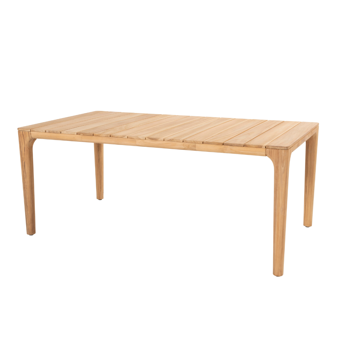Tuinset Allora Latte | Eettafel Liam | 6x Eetstoel Allora Latte