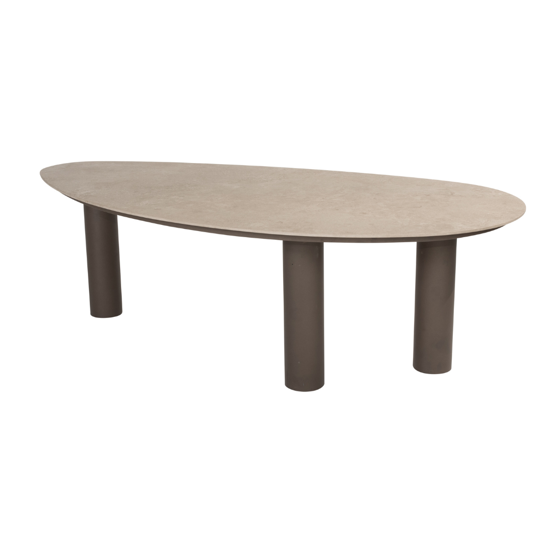 Tuinset Bernini Terre | Eettafel Arizona | 6x Eetstoel Bernini Terre