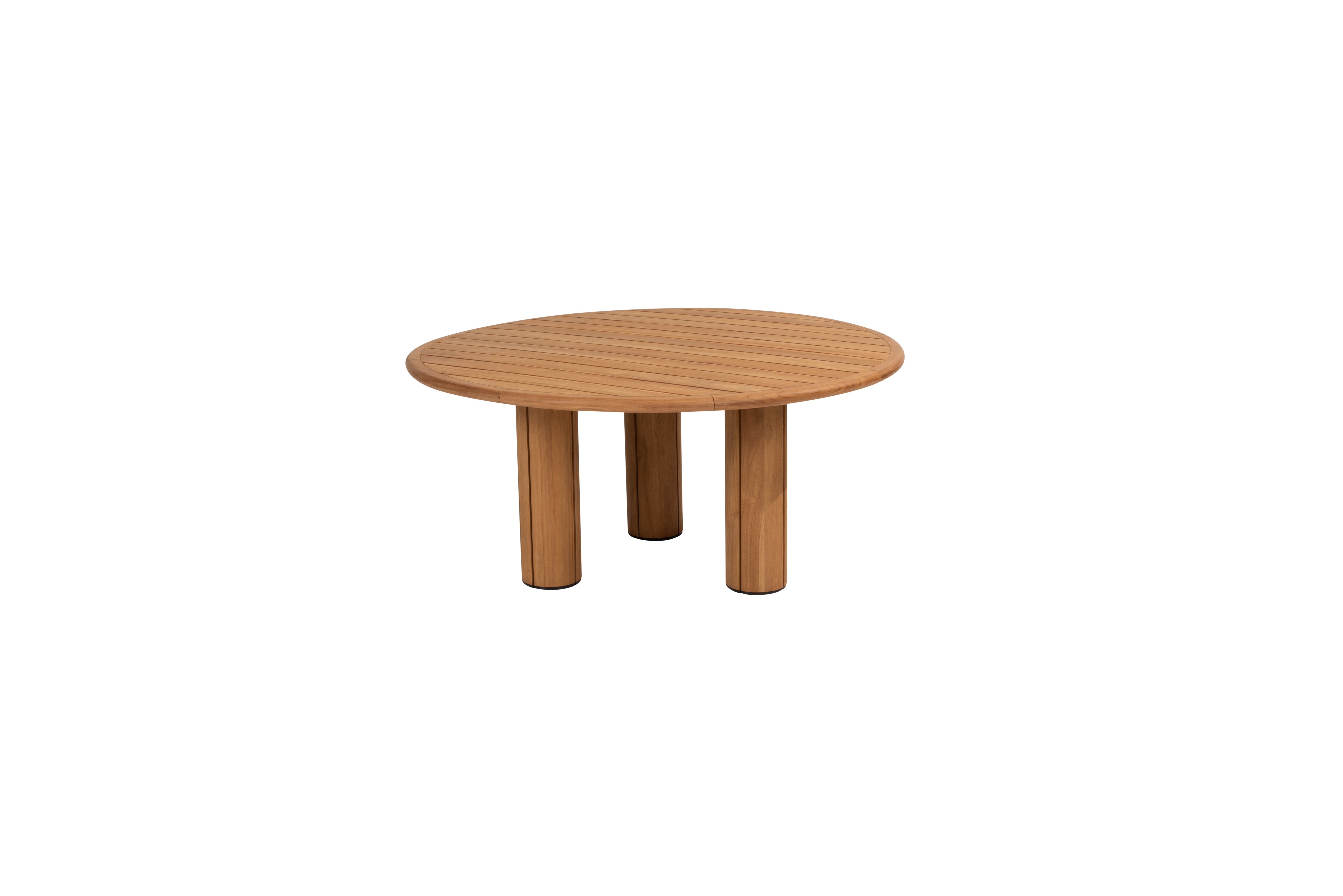 Tuinset Bernini Terre | Eettafel Corsica Rond | 6x Eetstoel Bernini Terre