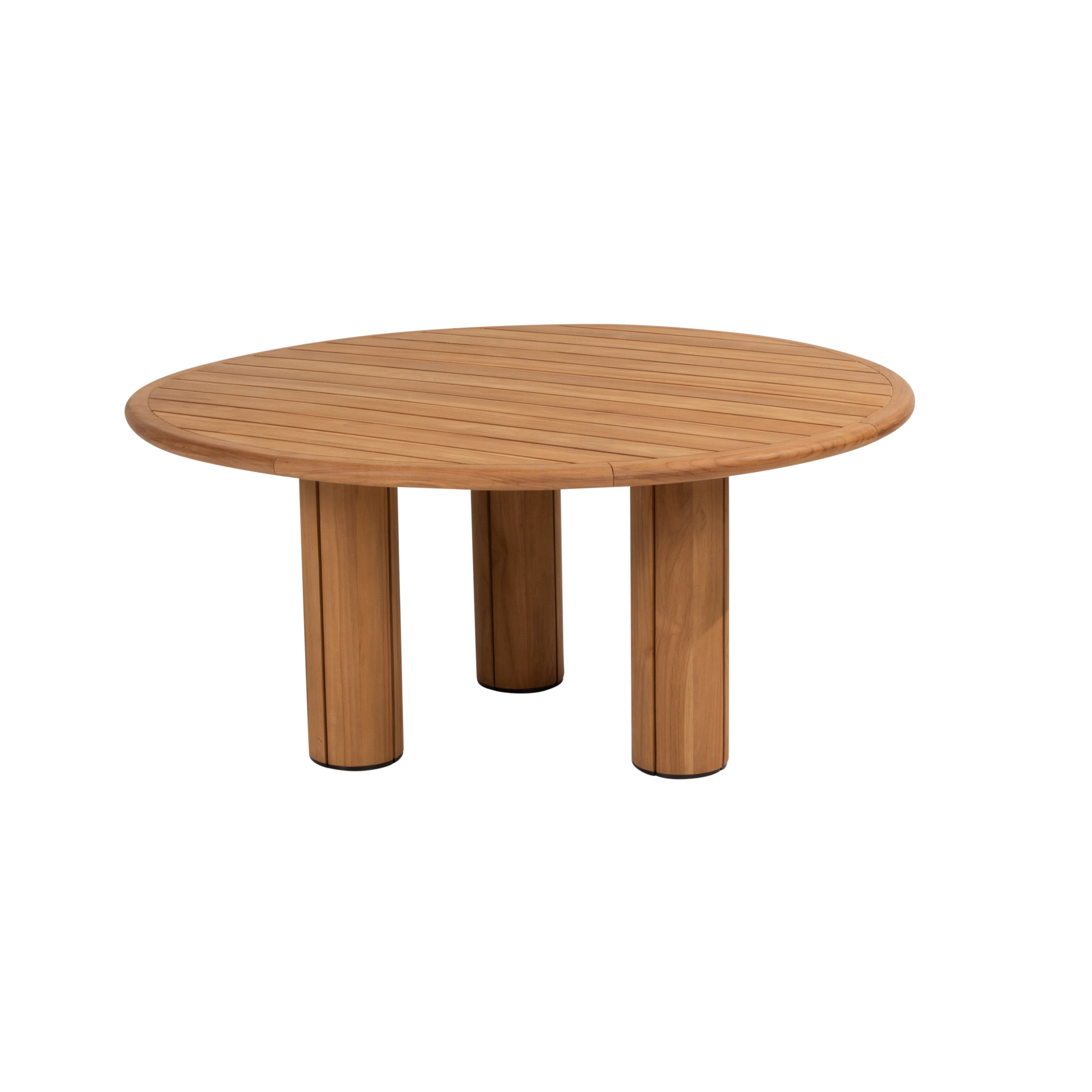 Tuinset Bernini Terre | Eettafel Corsica Rond | 6x Eetstoel Bernini Terre