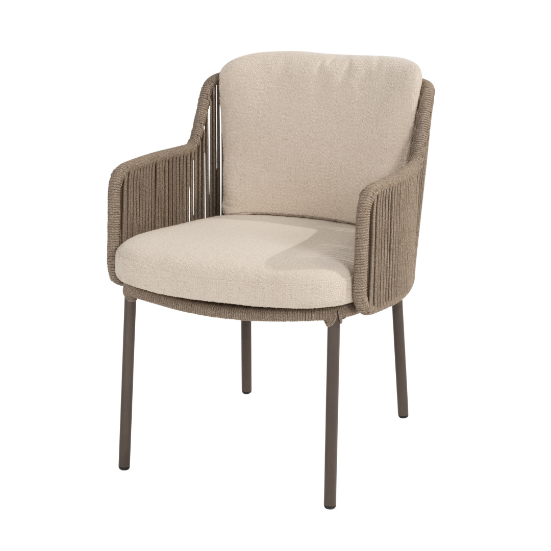 Tuinset Bernini Terre | Eettafel Prado 300cm | 8x Eetstoel Bernini Terre