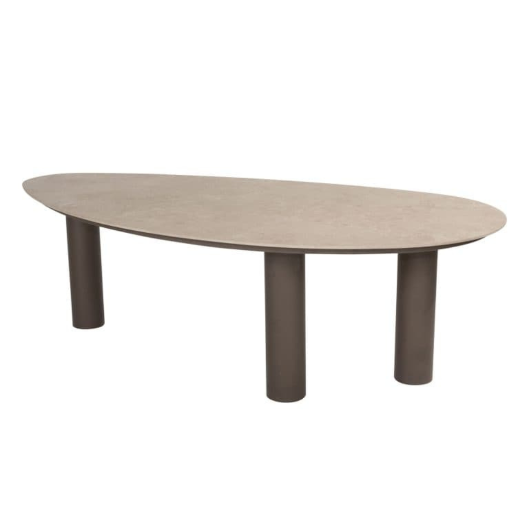 Tuinset Capalbio | Eettafel Arizona Organisch | 6x Eetstoel Capalbio
