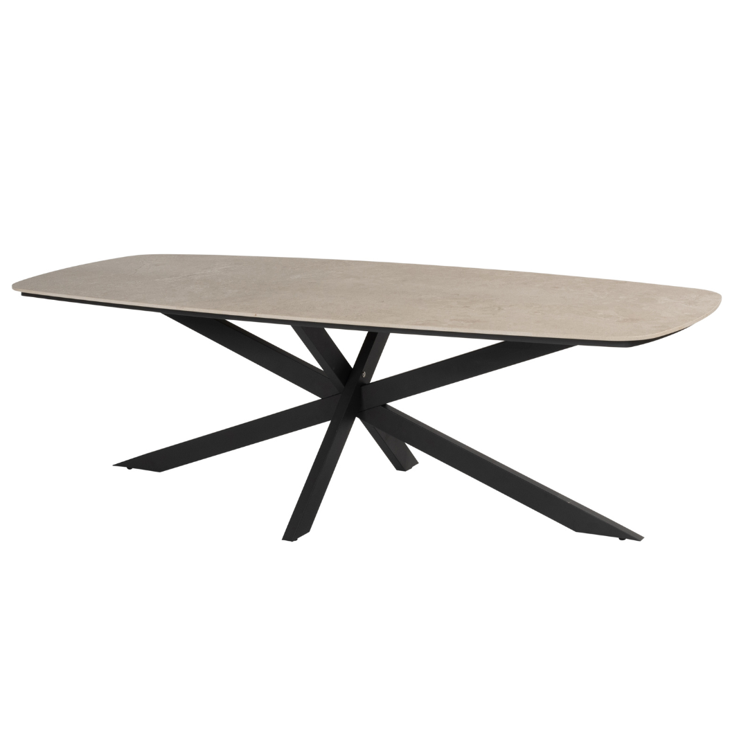 Tuinset Capalbio | Eettafel Prado 240cm | 6x Eetstoel Capalbio