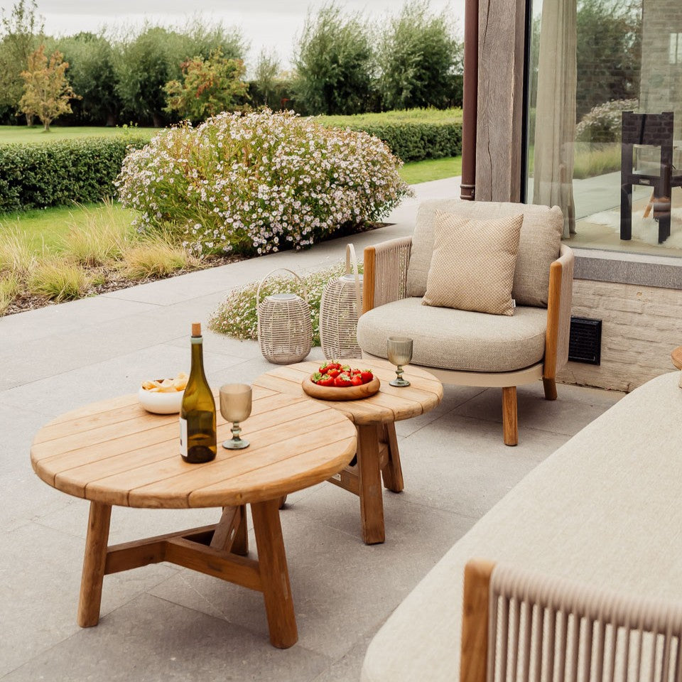 Loungestoel Mendoza Beige