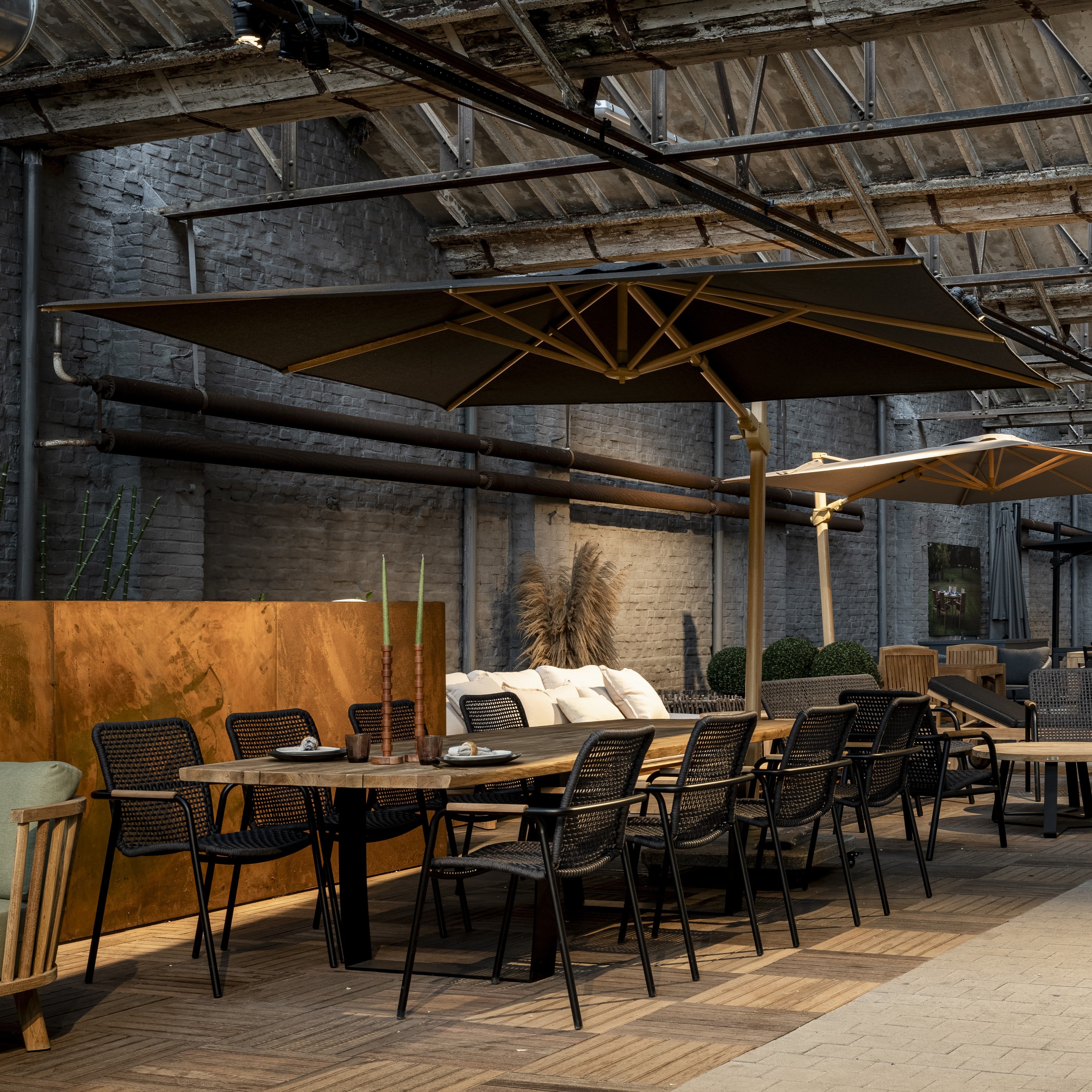 Parasol Portland Antraciet