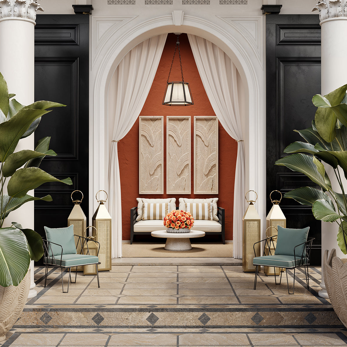 Tuinbank Ocean Club Zwart S