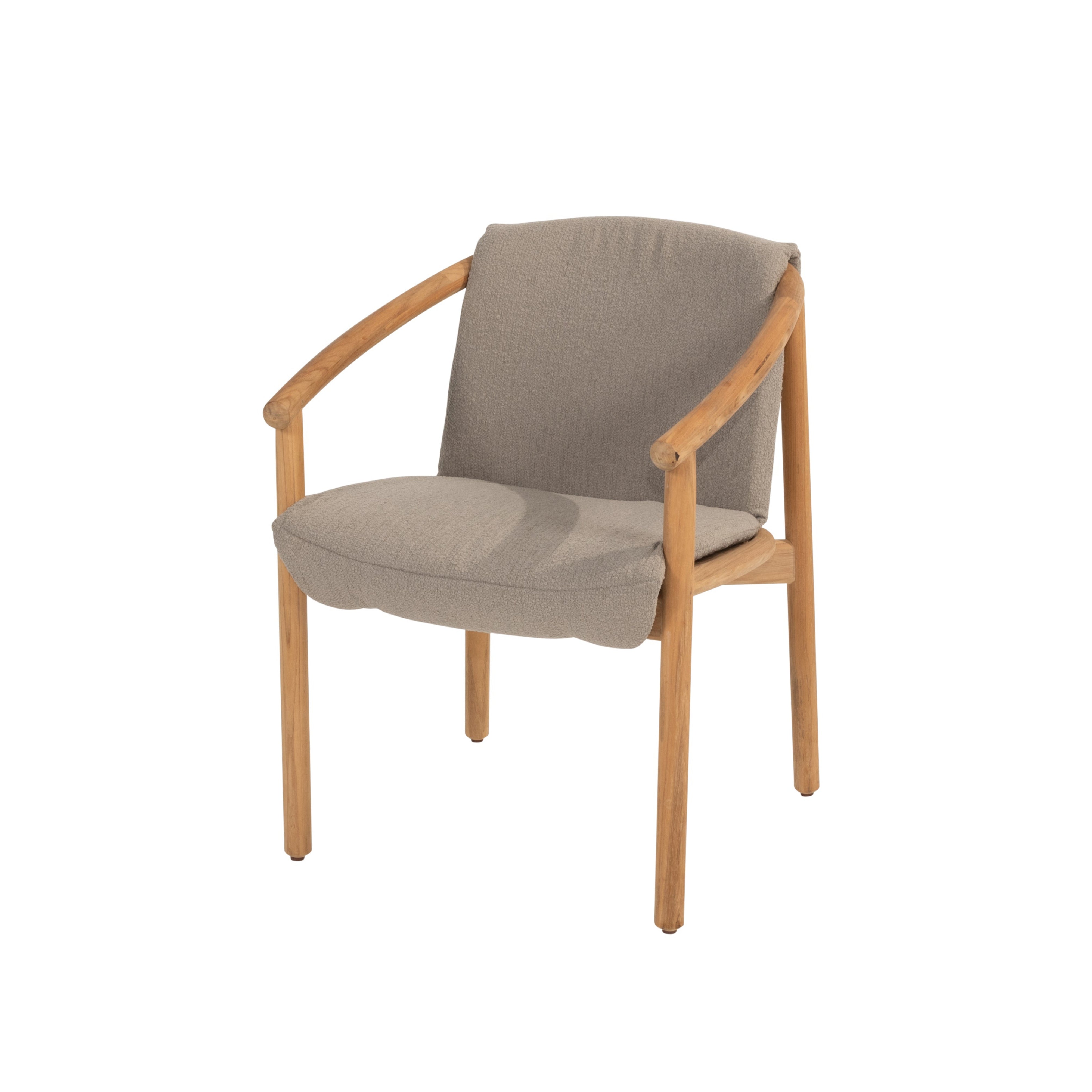 Tuinset Tess | Eettafel Capri | 6x Eetstoel Tess