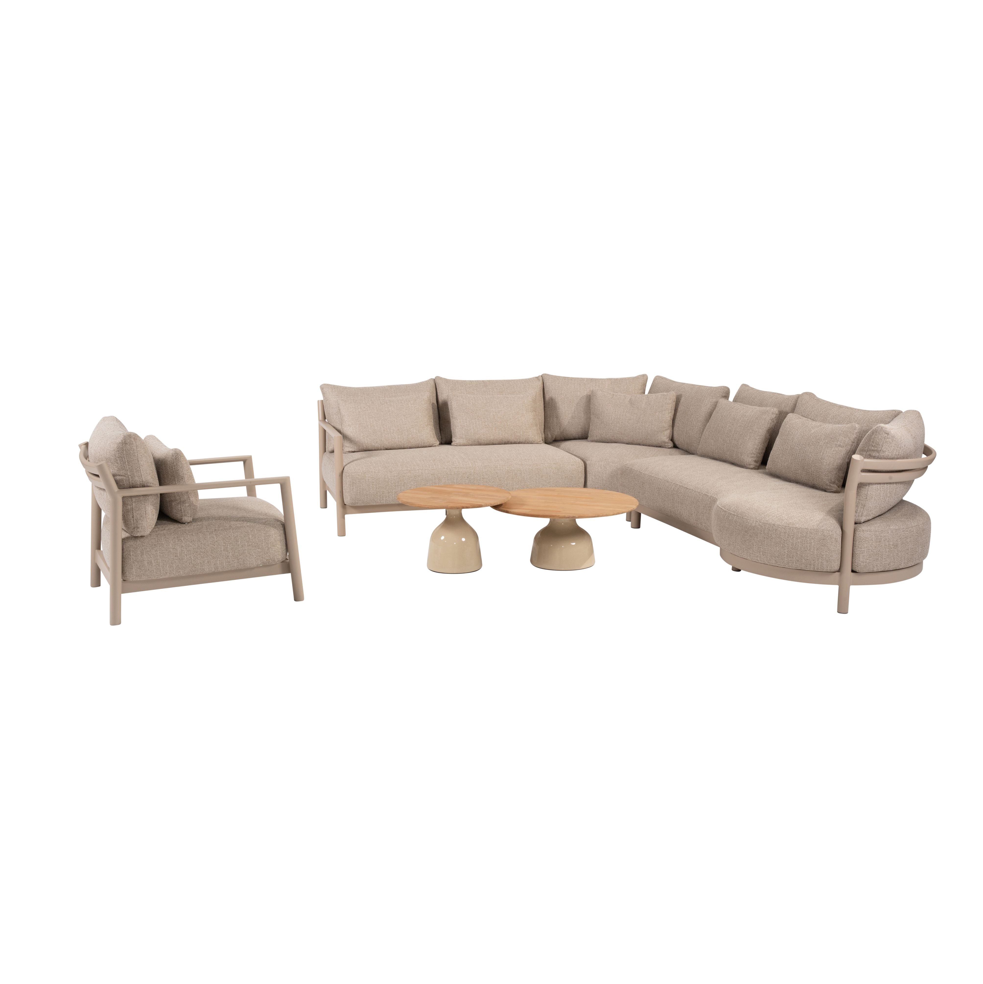 Loungeset Mykonos | Loungestoel | Salontafels June | Tuinbank