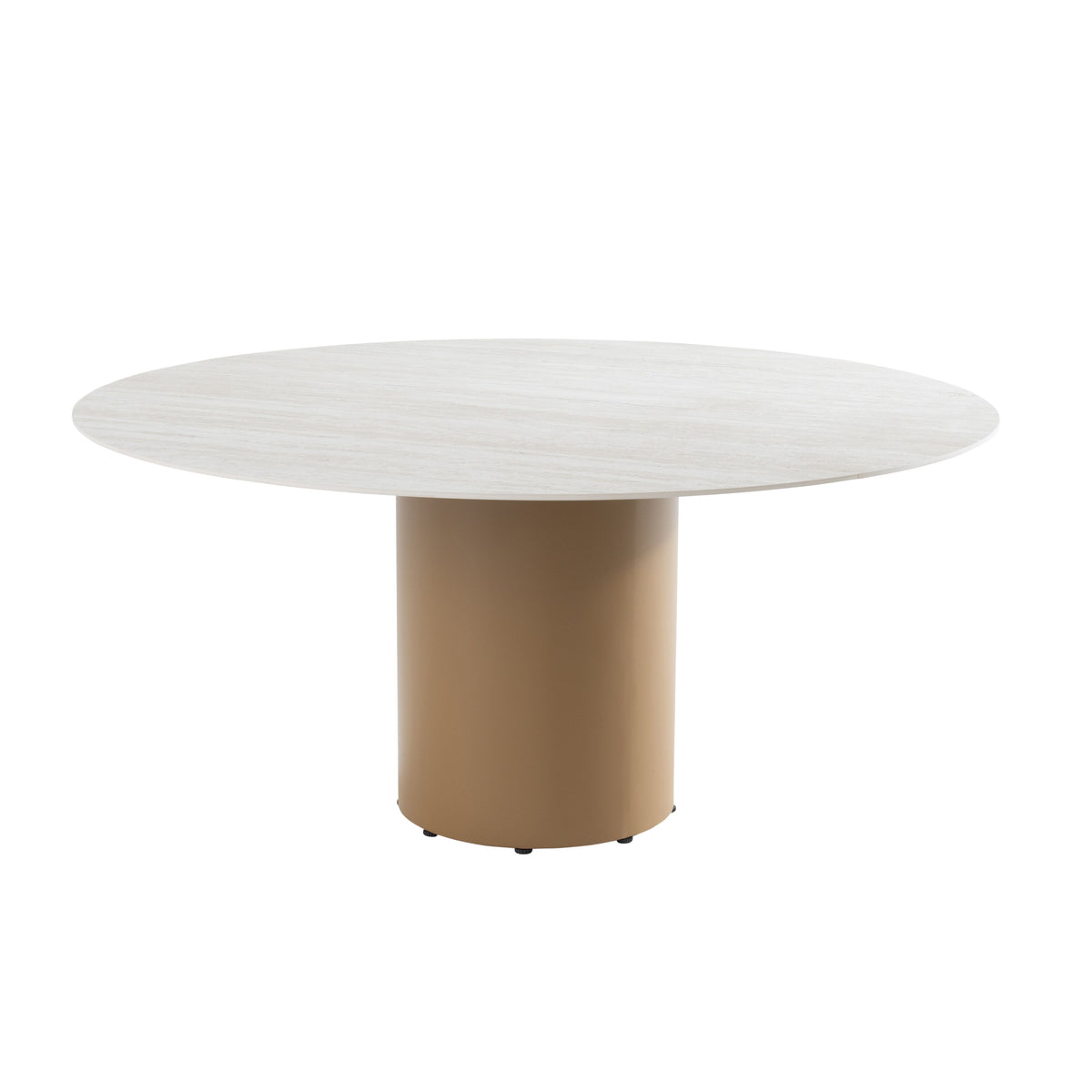 Tuinset Molina | Eettafel Colorado Rond | 6x Eetstoel Molina