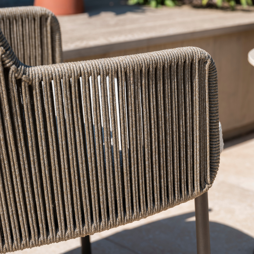 Tuinset Bernini Terre | Eettafel Prado 240cm | 6x Eetstoelen Bernini Terre