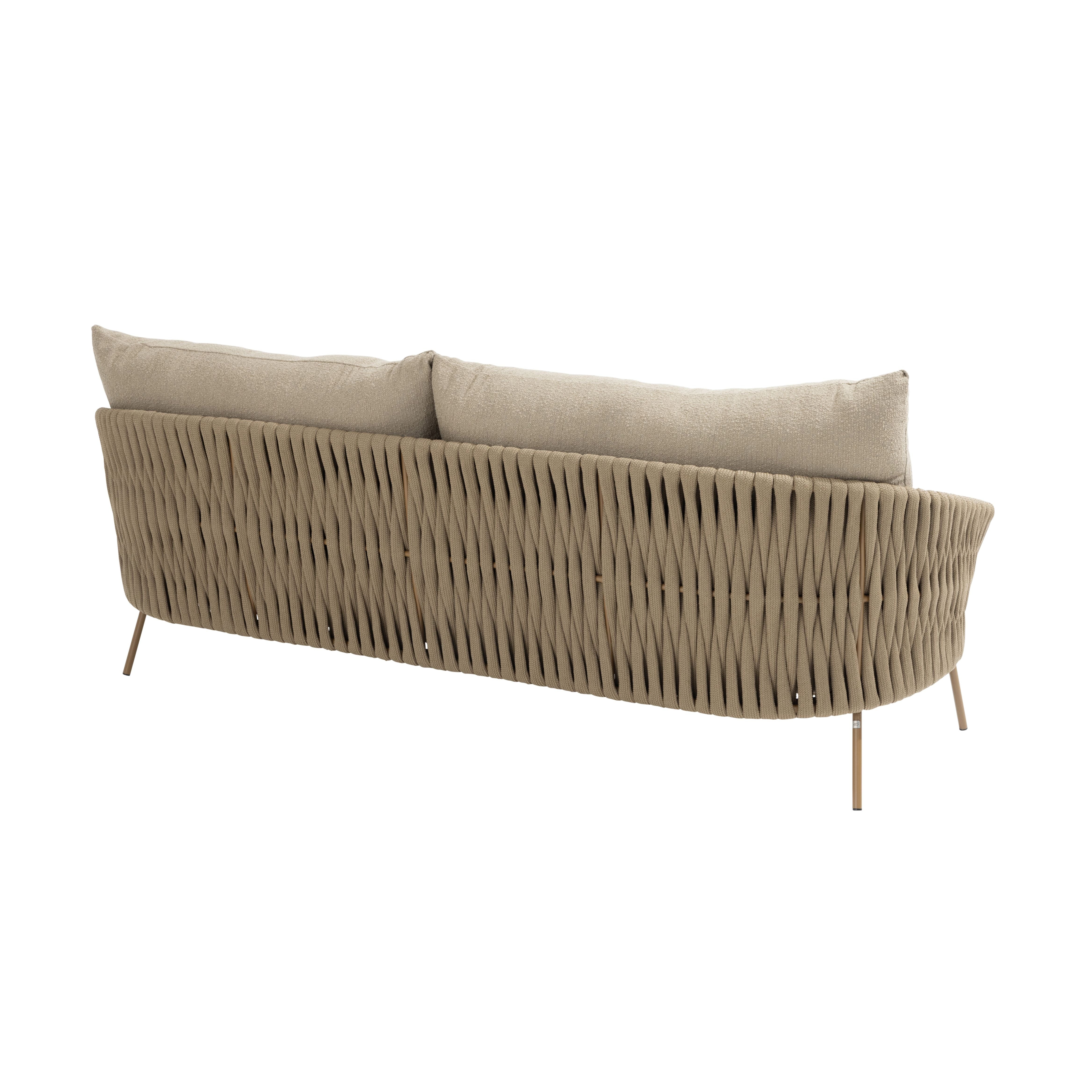Loungeset Molina | Tuinbank | 2x Loungestoel | Salontafels Hampton