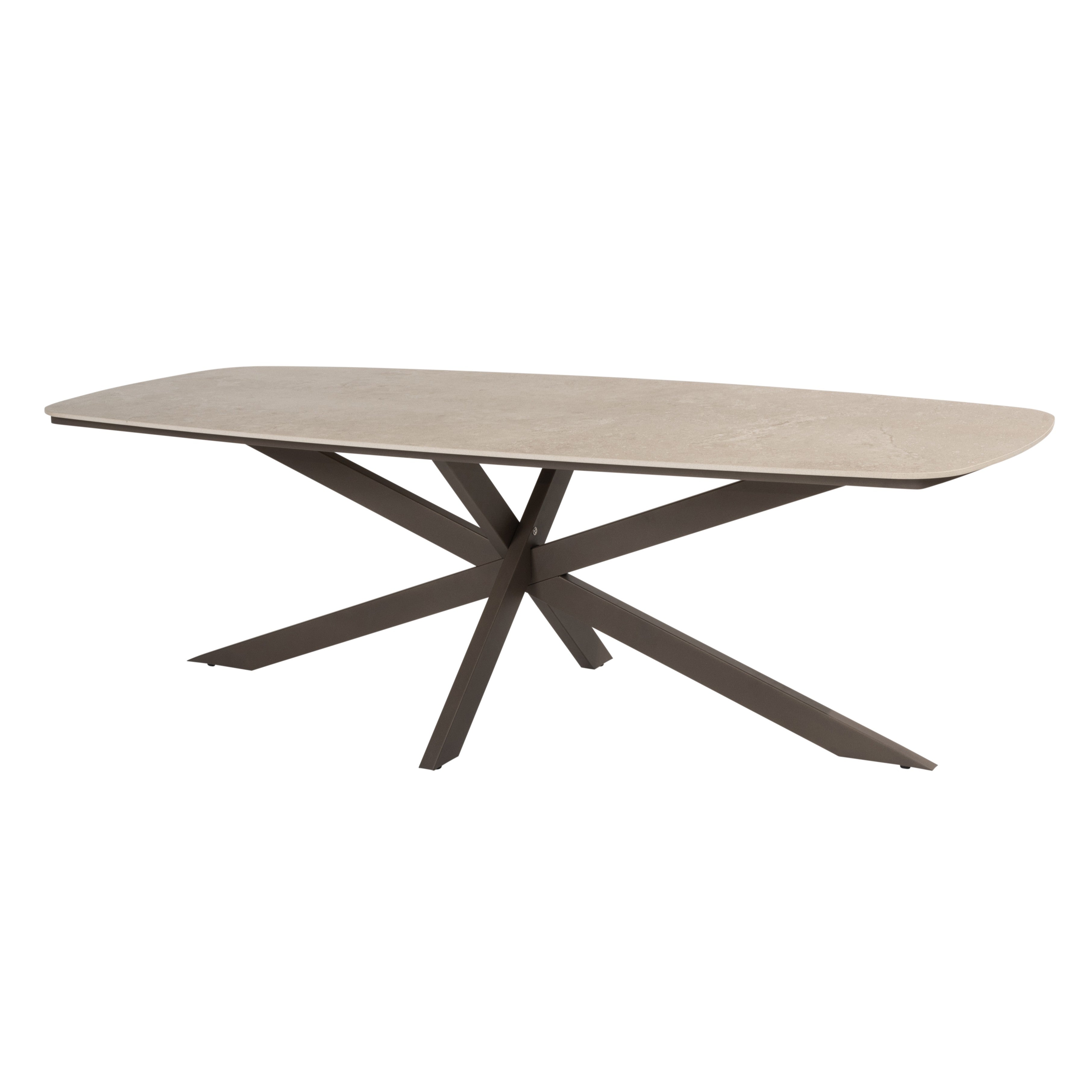 Tuinset Montera | Eettafel Prado 240cm | 6x Eetstoel Montera