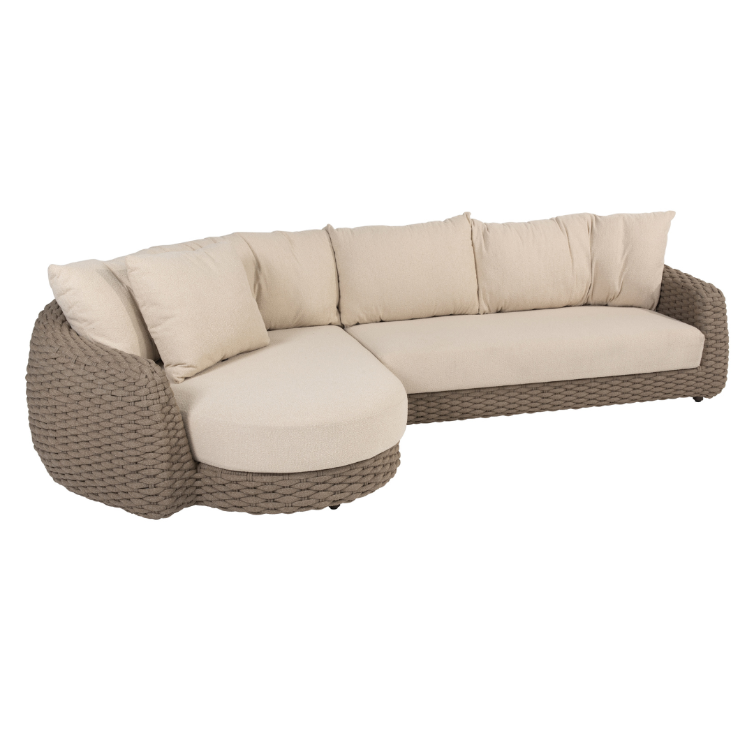 Loungeset Maxime | Loungebank Met Ligelement | Loungestoel