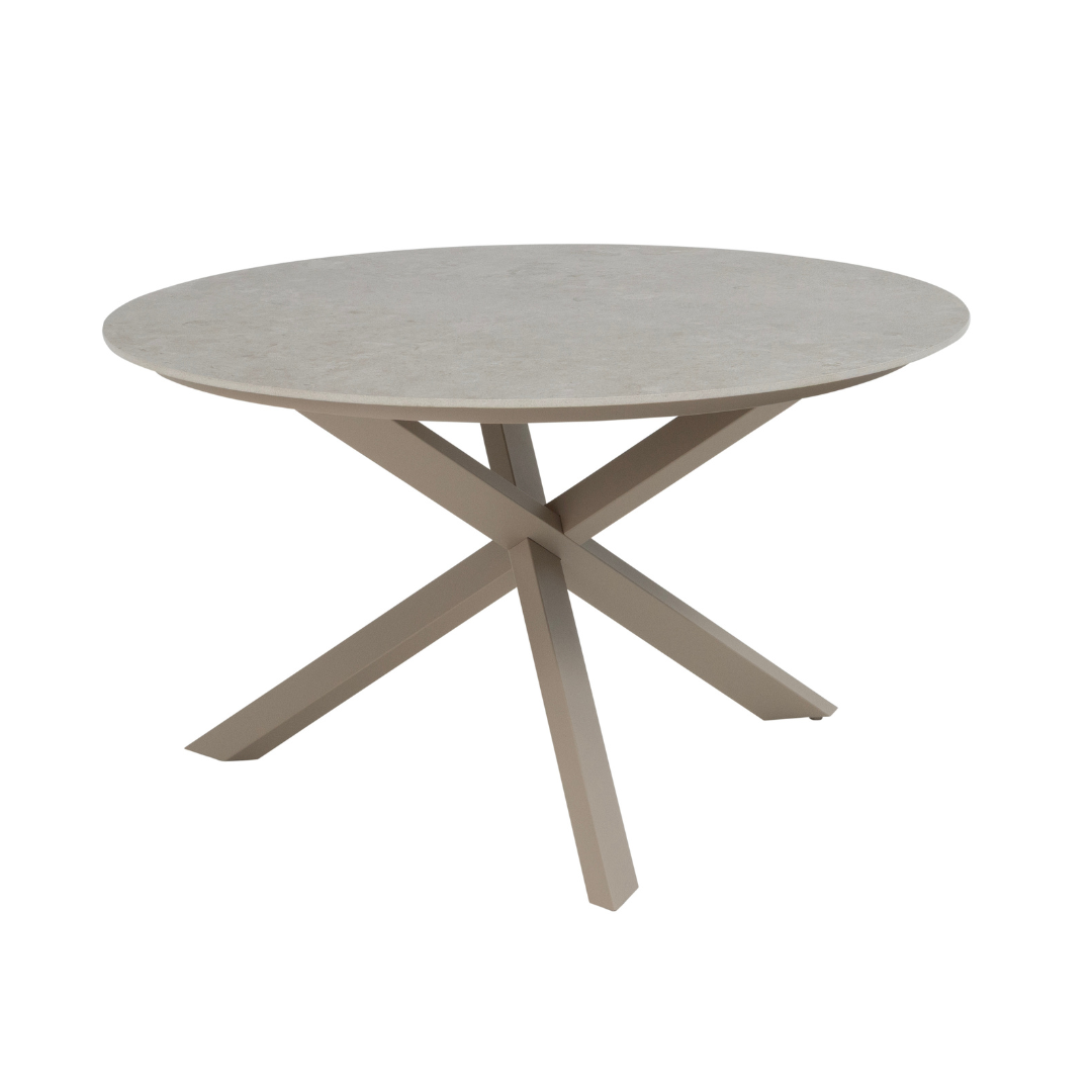 Eettafel Prado Latte Rond 130cm
