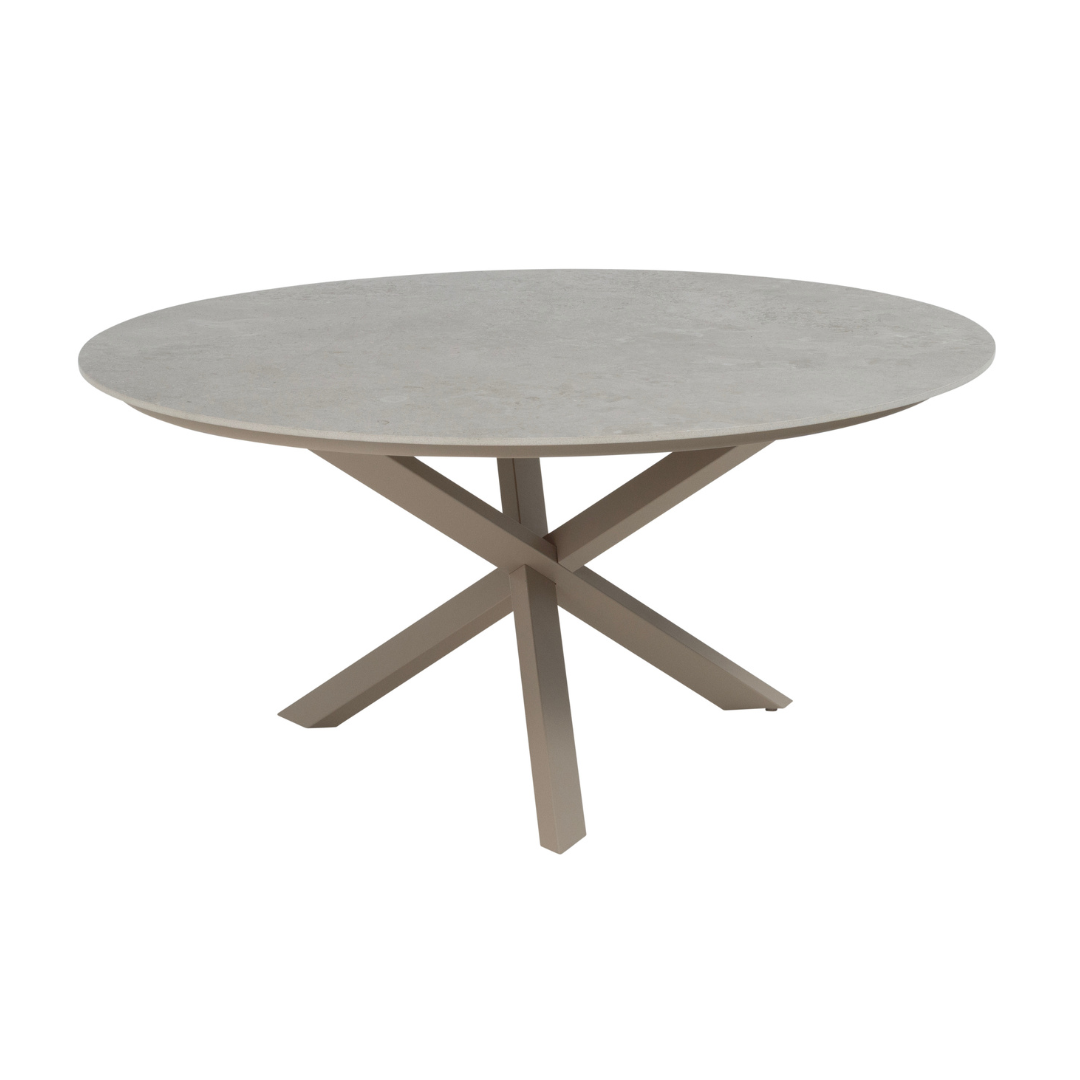 Eettafel Prado Latte Rond 160cm