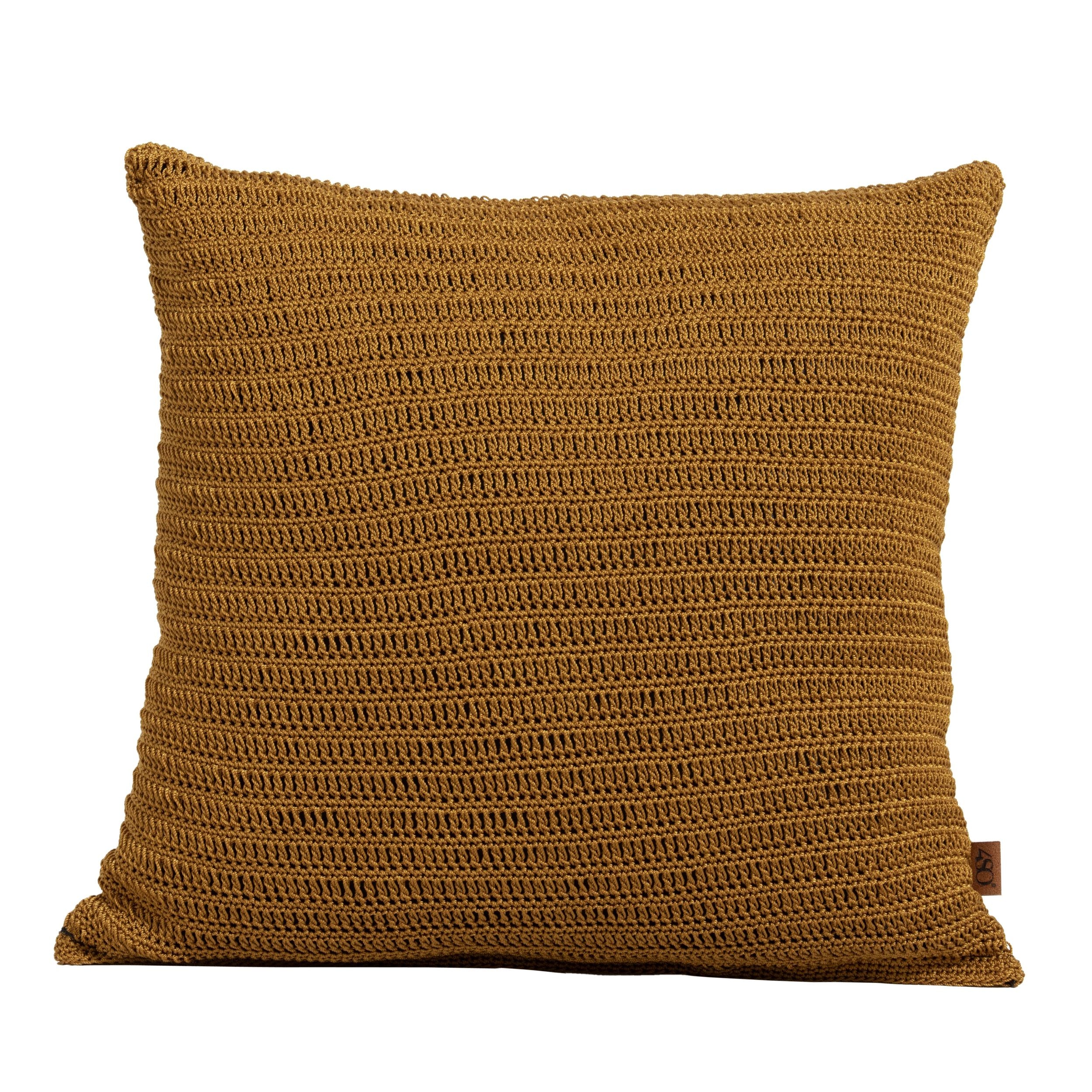 Kussen Knitted Caramel 50x50