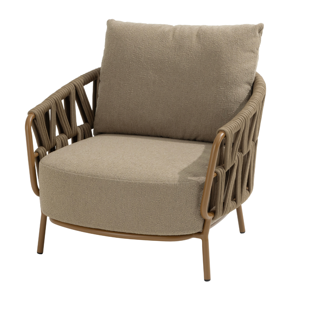 Loungeset Biarritz | Tuinbank | 2x Loungestoel | Salontafels Hampton