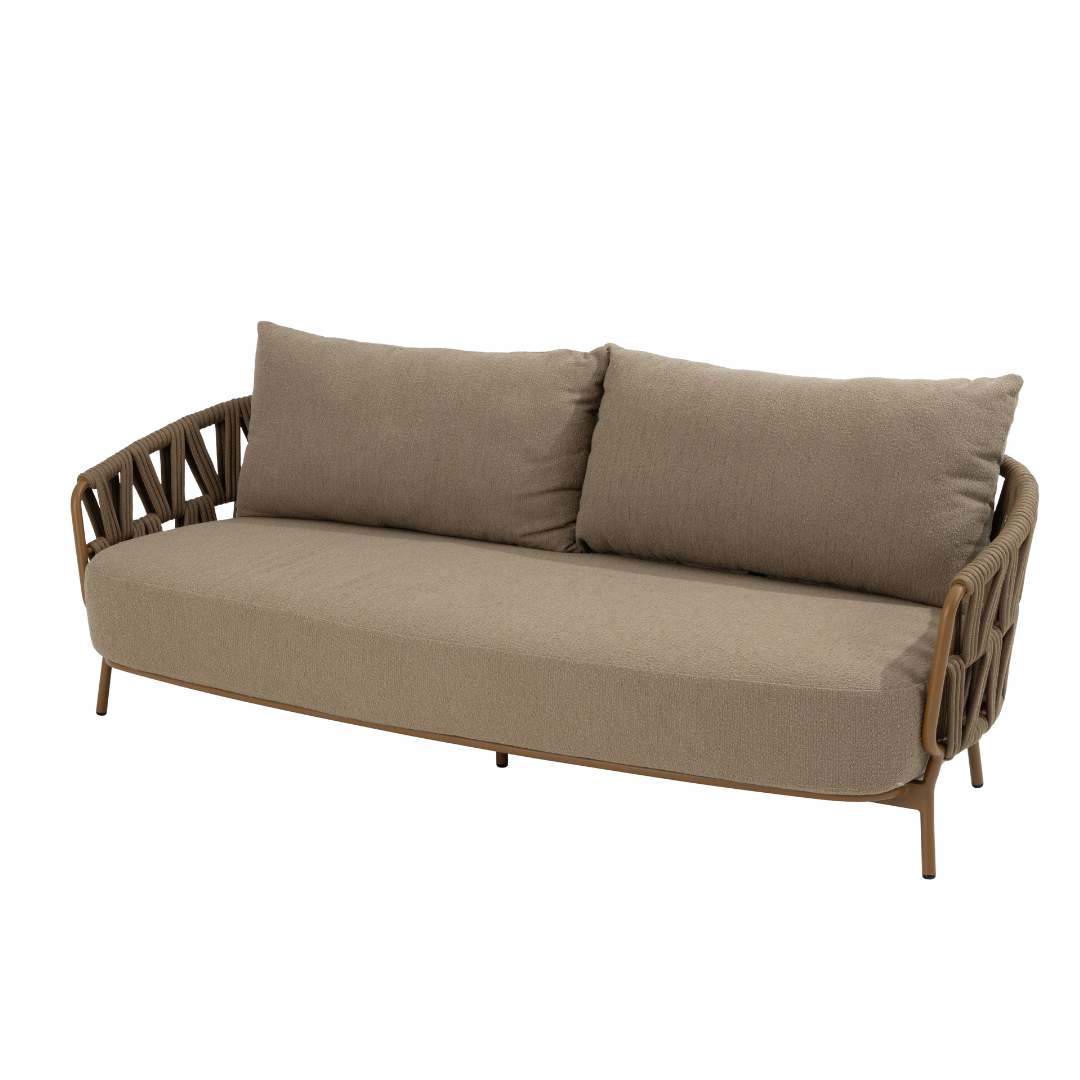 Loungeset Biarritz | Tuinbank | 2x Loungestoel | Salontafels June
