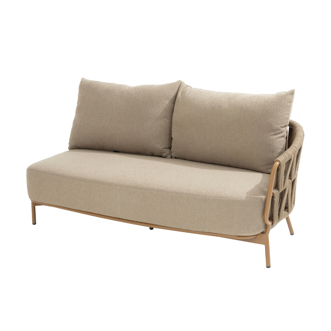 Loungeset Biarritz Amber | Tuinbank Met Ligelement | Salontafels Sofie Amber