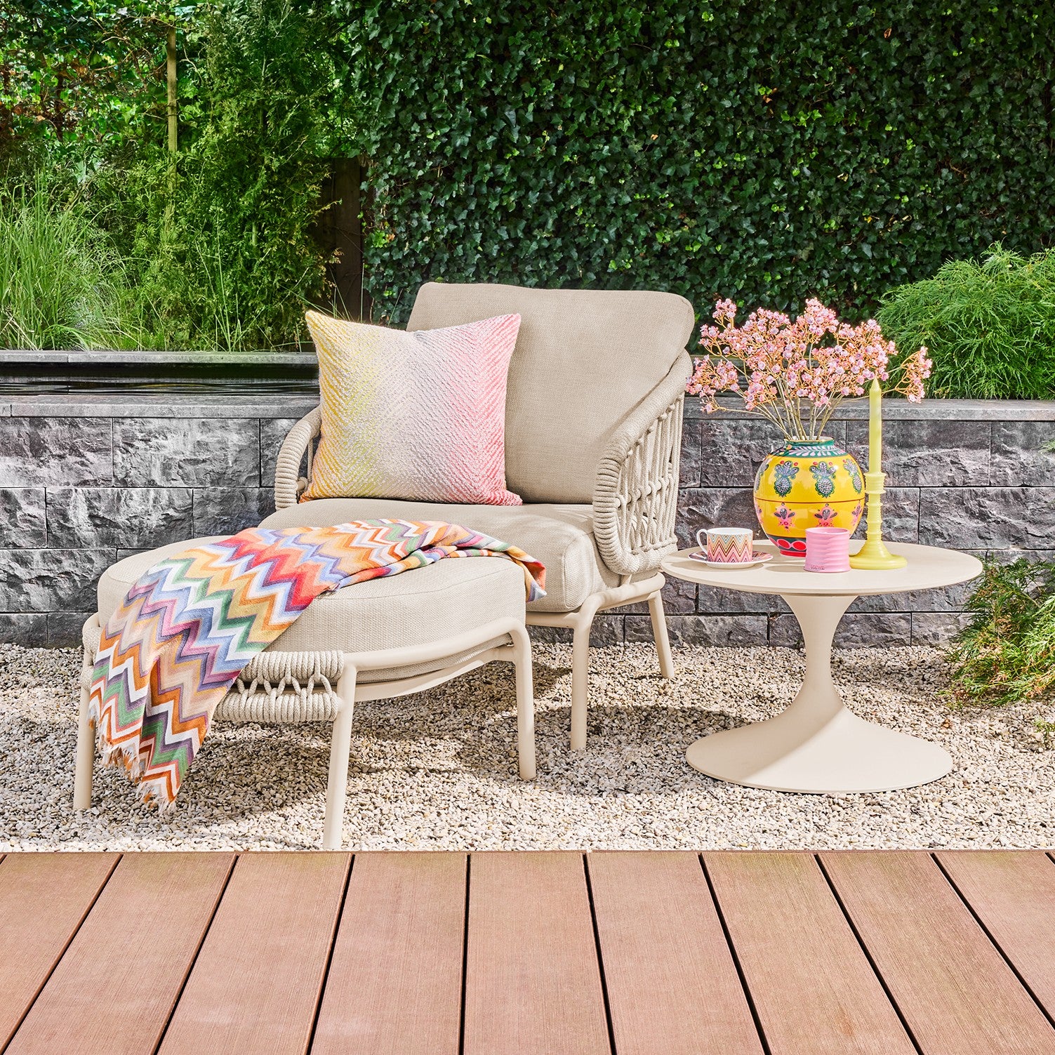 Loungeset Tosca |  Tuinbank | 2x Loungestoel | Salontafels Nova
