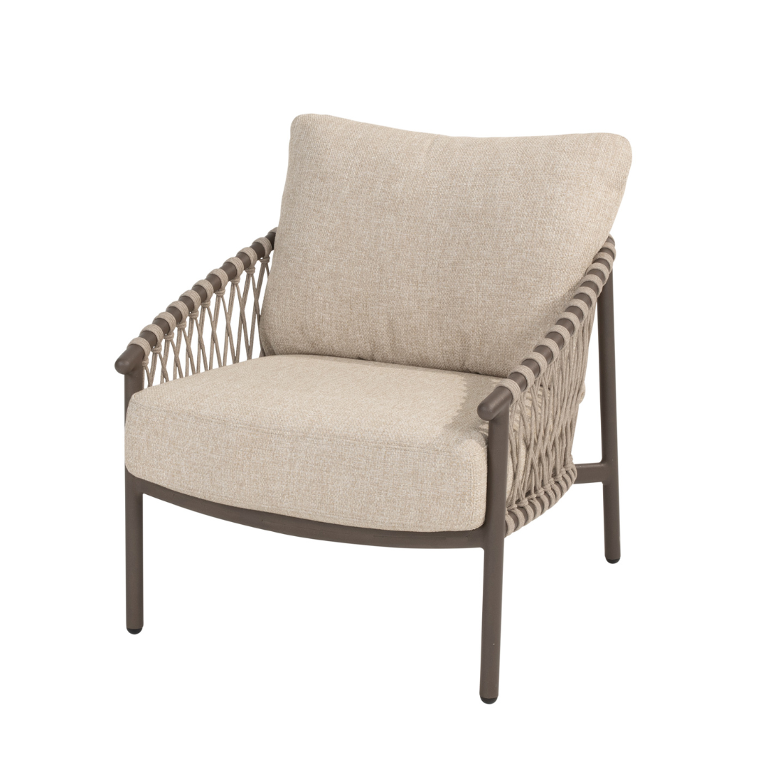 Loungeset Allora Terre | Tuinbank | 2x Loungestoel