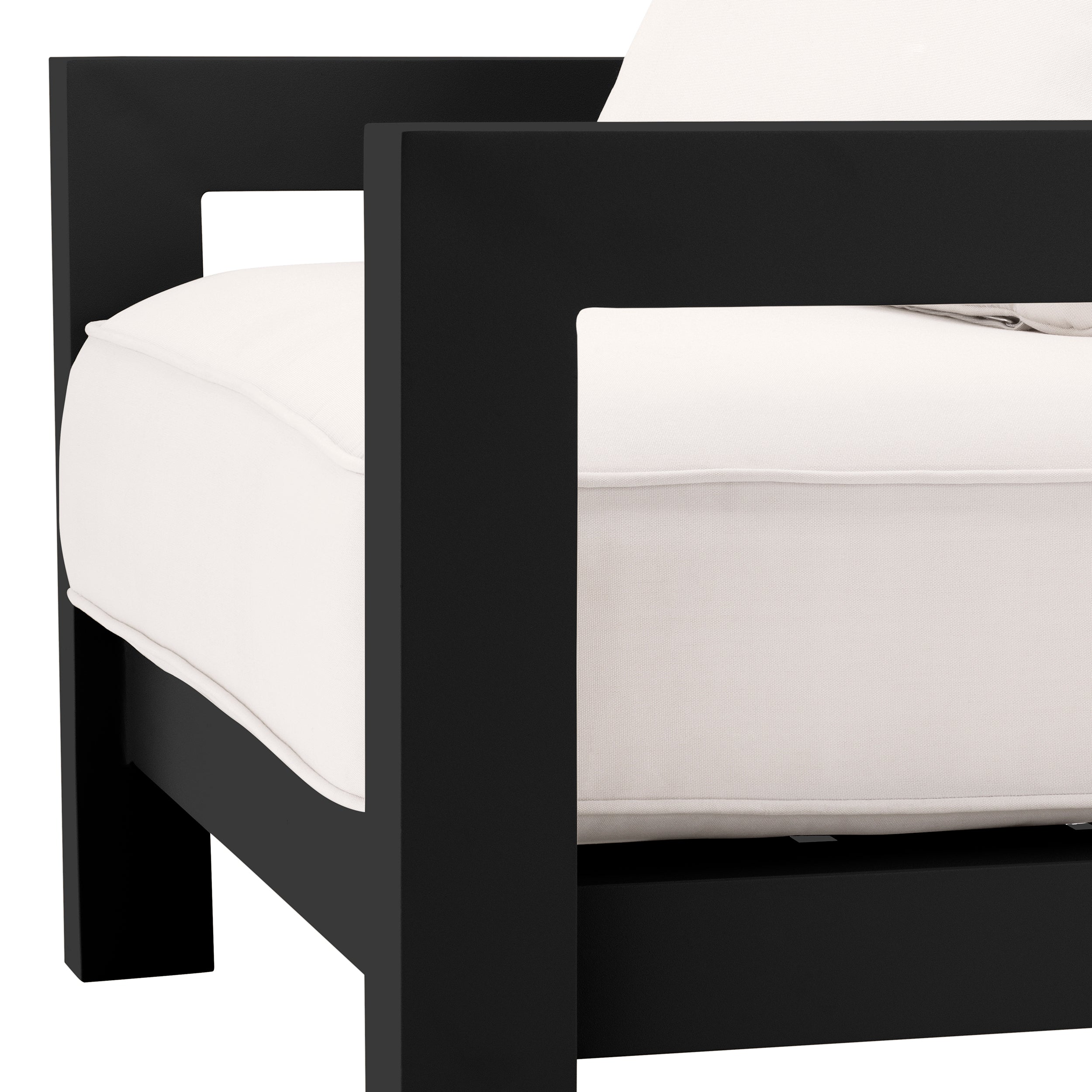 Loungestoel Cap Antibes Zwart