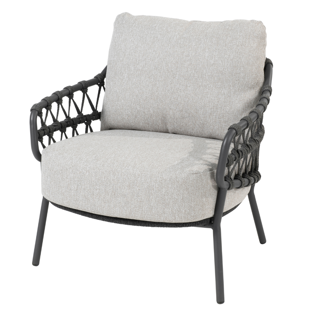 Low Dining Calpi | Low Dining Tafel Saba Rond | 6x Low Dining Stoel Calpi