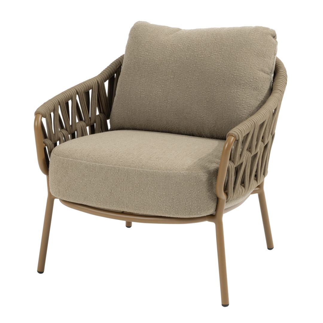 Low Dining Biarritz | Low Dining Tafel Colorado Rond | 6x Low Dining Stoel Biarritz