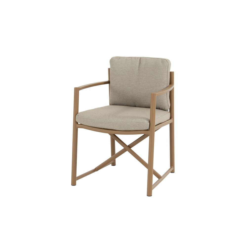 Tuinset Marina | Eettafel Hampton 240cm | 6x Eetstoel Marina