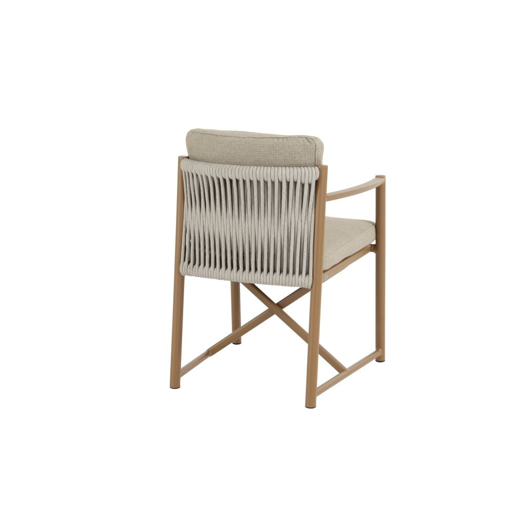 Tuinset Marina | Eettafel Hampton 240cm | 6x Eetstoel Marina