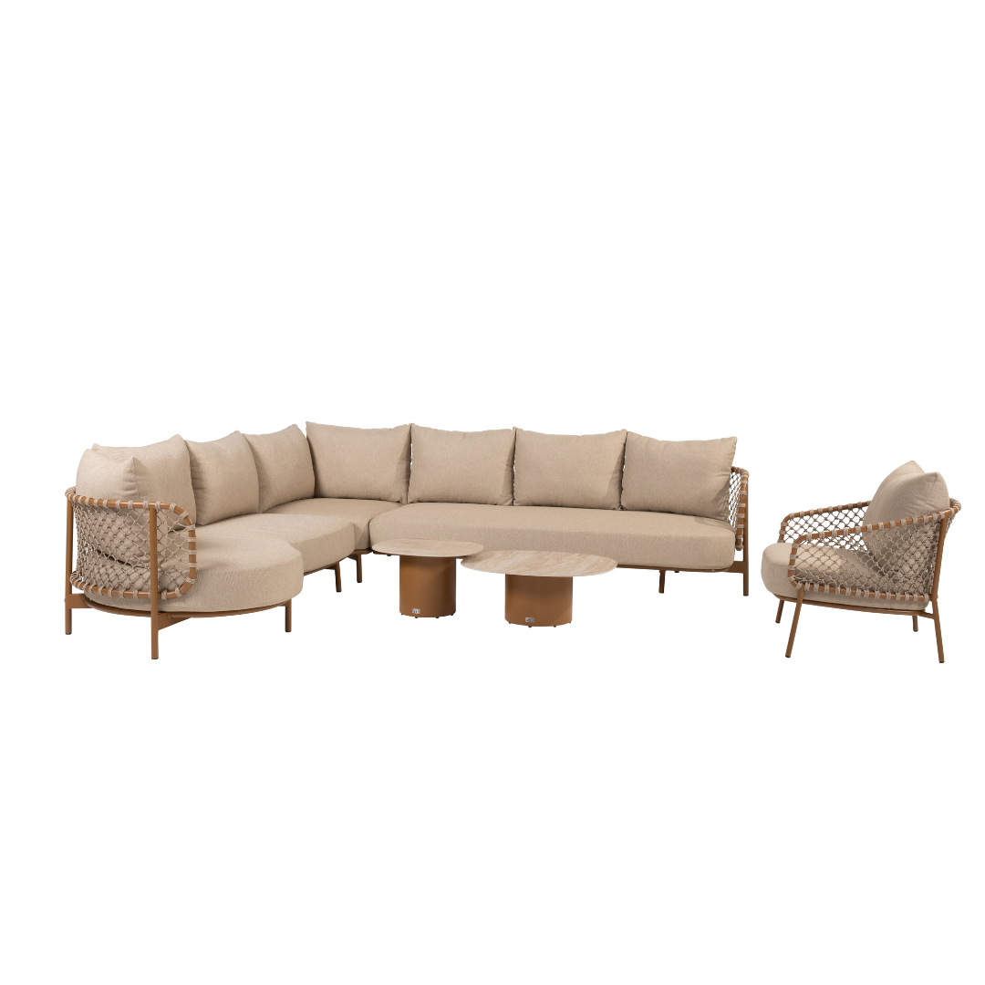 Loungeset Martinique | Loungebank | Loungestoel | Salontafels Sofie