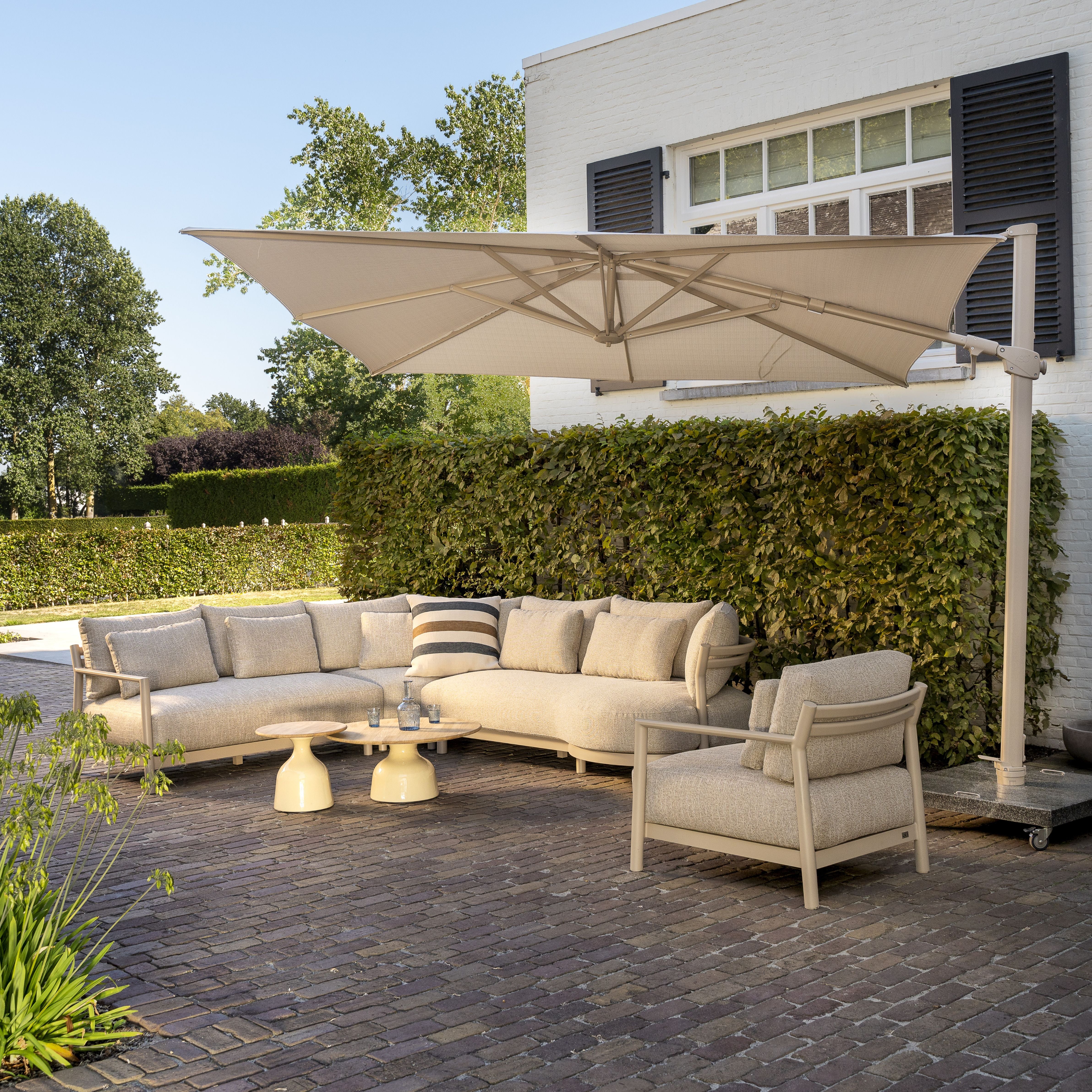 Loungeset Mykonos | Loungestoel | Salontafels June | Tuinbank