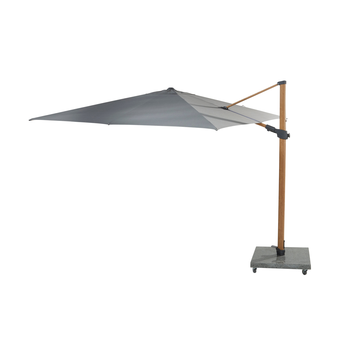Parasol Siesta Houtlook Grijs 300x300
