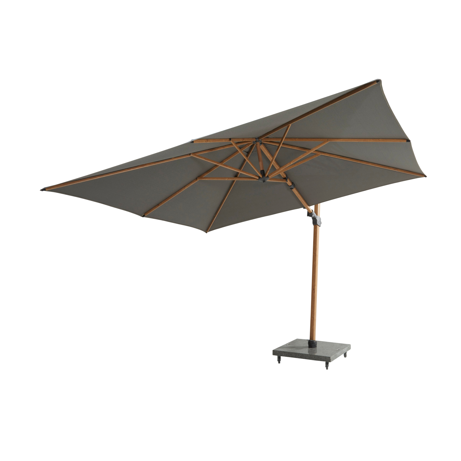 Parasol Siesta Houtlook Grijs 300x300