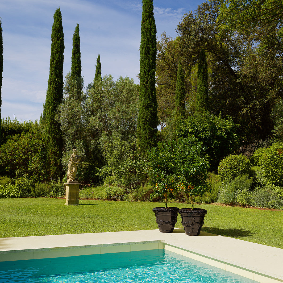 Plantenpot Toulon Zwart