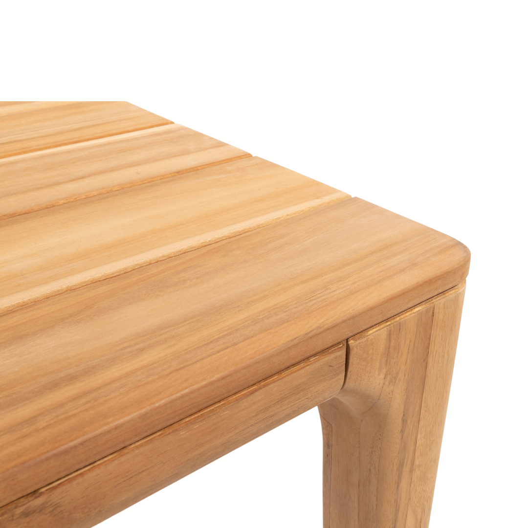 Tuinset Allora Latte | Eettafel Liam | 6x Eetstoel Allora Latte
